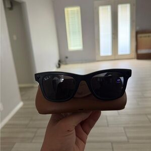 Ray-Ban Classic Black Sunglasses with Brown Case